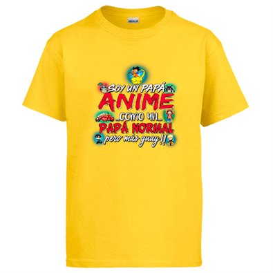 Camiseta soy un papá Anime Otaku como un papá normal pero más guay