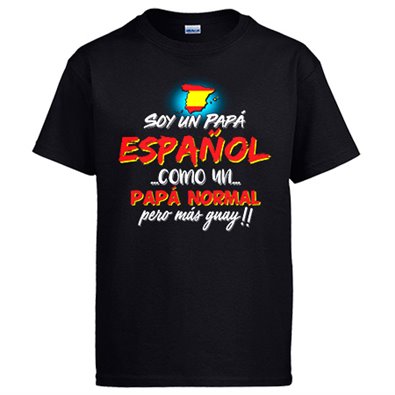 Camiseta soy un papá español como un papá normal pero más guay