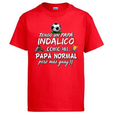 Camiseta tengo un papá Indálico como un papá normal pero más guay