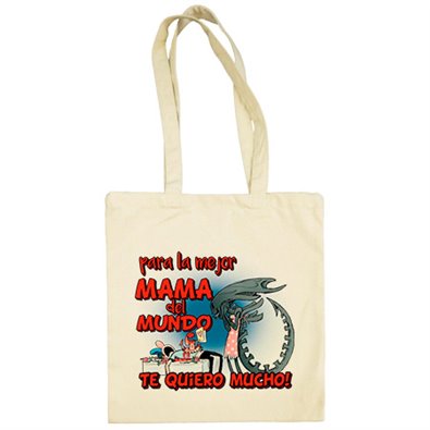 Bolsa de tela para la mejor mamá del Mundo te quiero mucho