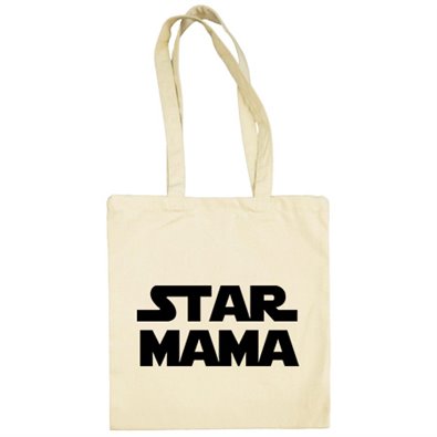 Bolsa de tela Star Mama madre friki Star Wars