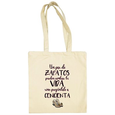 Bolsa de tela Un par de zapatos pueden cambiar tu vida Cenicienta