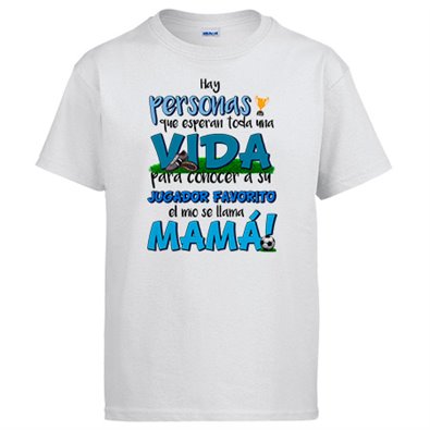 Camiseta Mamá es mi jugador favorito