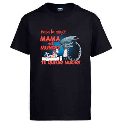 Camiseta para la mejor mamá del Mundo te quiero mucho