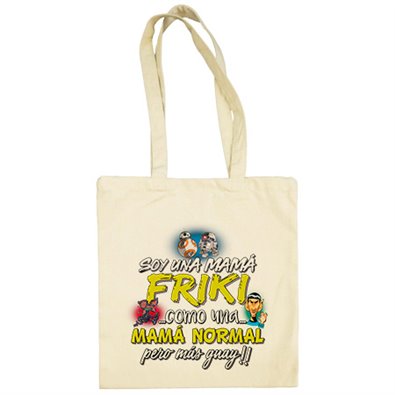 Bolsa de tela soy una mamá friki guay