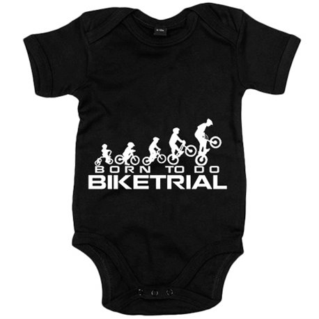 Body bebé Born To Do Biketrial