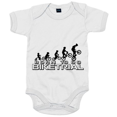 Body bebé Born To Do Biketrial