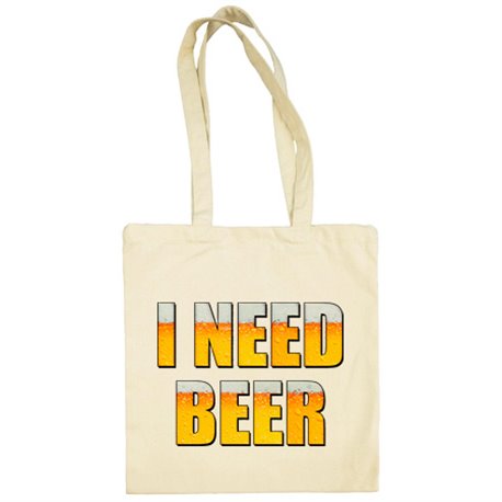 Bolsa de tela I Need Beer