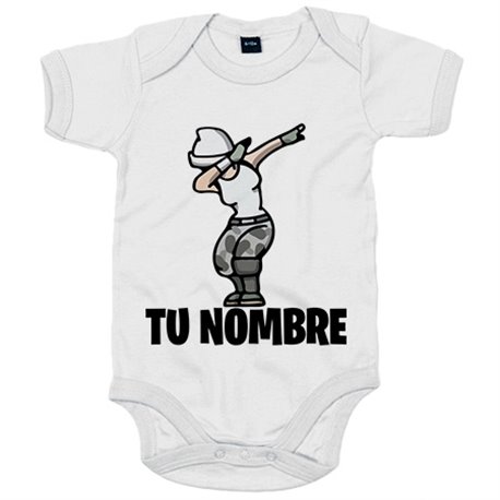 Body bebé parodia pose Dab personalizable con nombre