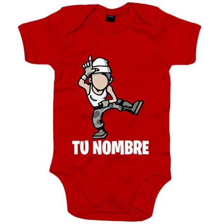 Body bebé Fortnite pose Take The L baile Loser personalizable con nombre
