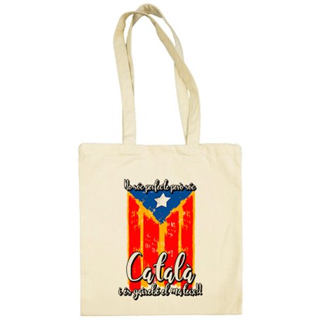 Bolsa de tela no soc perfecte pero soc català