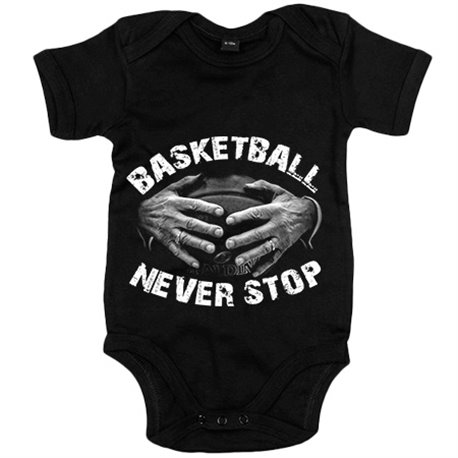 Body bebé Basketball Never Stop