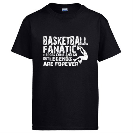 Camiseta Basketball Fanatic Legends Are Forever