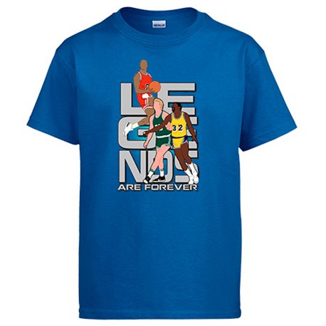 Camiseta Legends Are Forever leyendas del baloncesto