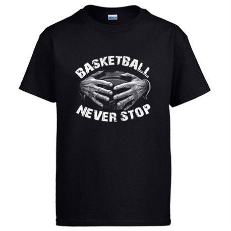 Camiseta Basketball Never Stop