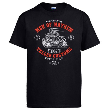 Camiseta The Original Men Of Mayhem Teller Customs California