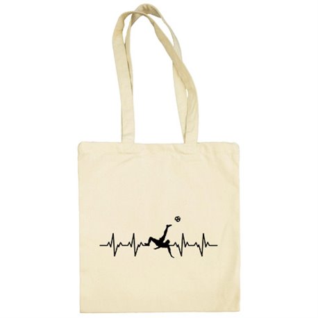 Bolsa de tela el fútbol me da vida es mi pasión