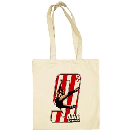 Bolsa de tela Quini El Brujo fútbol