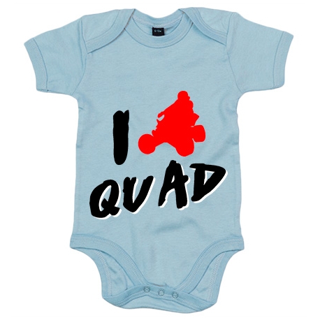 Body bebé I Love Quad silueta