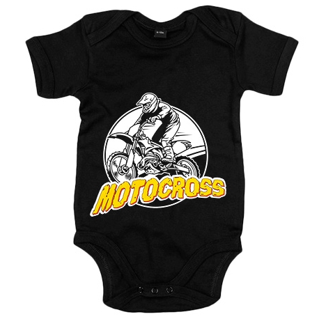 Body bebé Motocross gas a tope en carrera