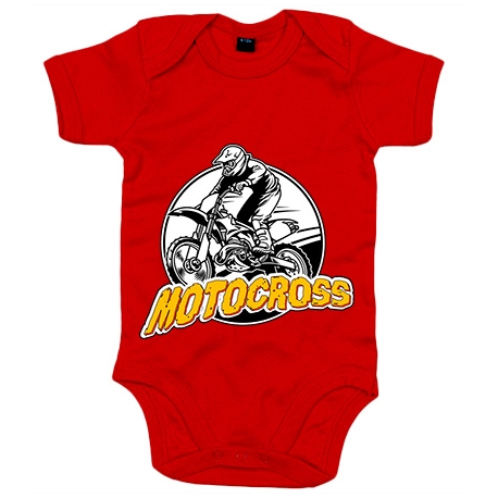 Body bebé Motocross gas a tope en carrera