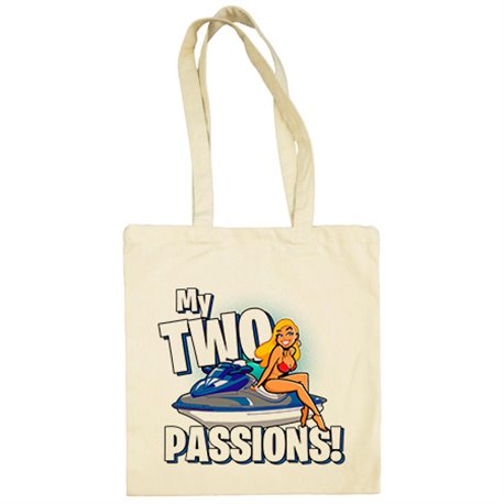 Bolsa de tela Jet Ski And Girls My Two Passions