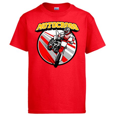 Camiseta Motocross salto gas a tope